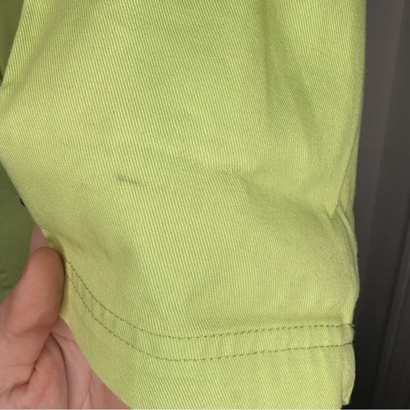 Denim & Co. Utility Field Jacket Light Green Size Small - Picture 2 of 5